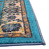 Casablanca Tapestry Collection Area Rug -  Marrakech (Arctic Aqua Blue)