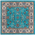 Casablanca Tapestry Collection Area Rug -  Marrakech (Arctic Aqua Blue)