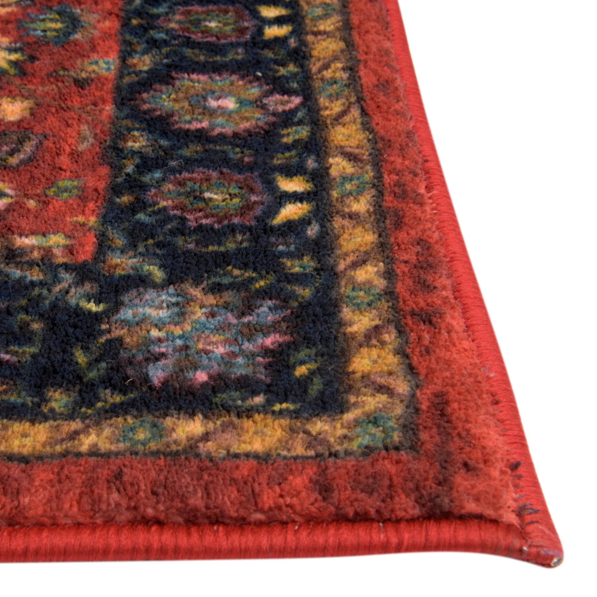 Casablanca Tapestry Collection Area Rug -  Marrakech (Classic Red)