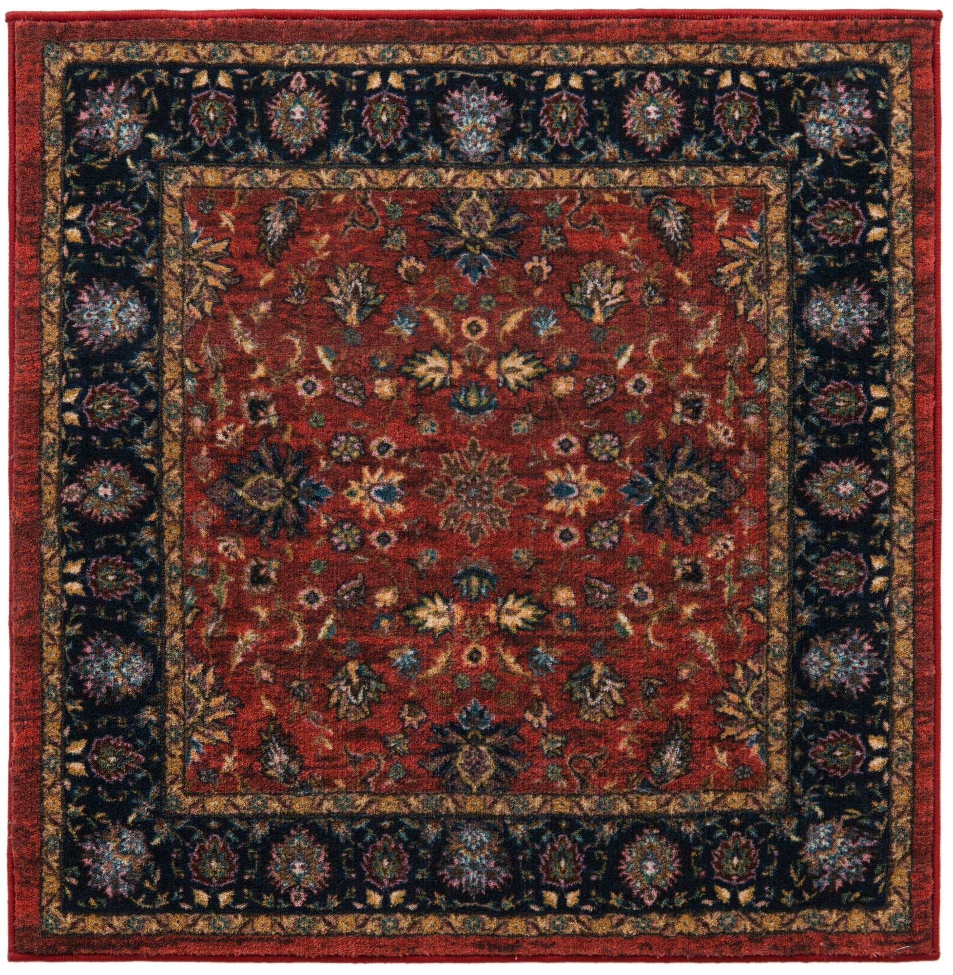 Casablanca Tapestry Collection Area Rug -  Marrakech (Classic Red)