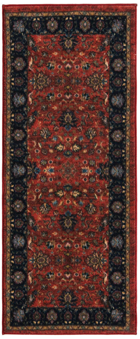 Casablanca Tapestry Collection Area Rug -  Marrakech (Classic Red)