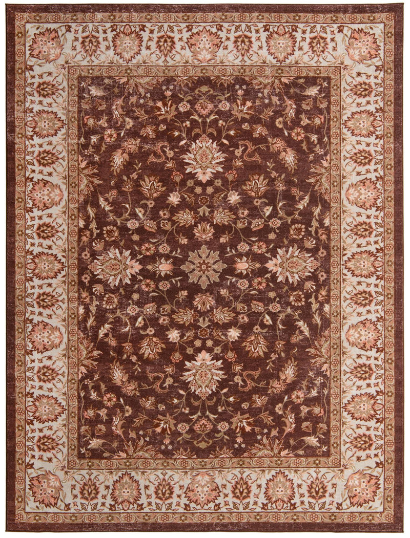 Casablanca Tapestry Collection Area Rug -  Marrakech (Coffee Brown) Rectangle Coffee Brown Main