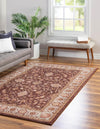 Casablanca Tapestry Collection Area Rug -  Marrakech (Coffee Brown) Rectangle Coffee Brown  lifestyle 3