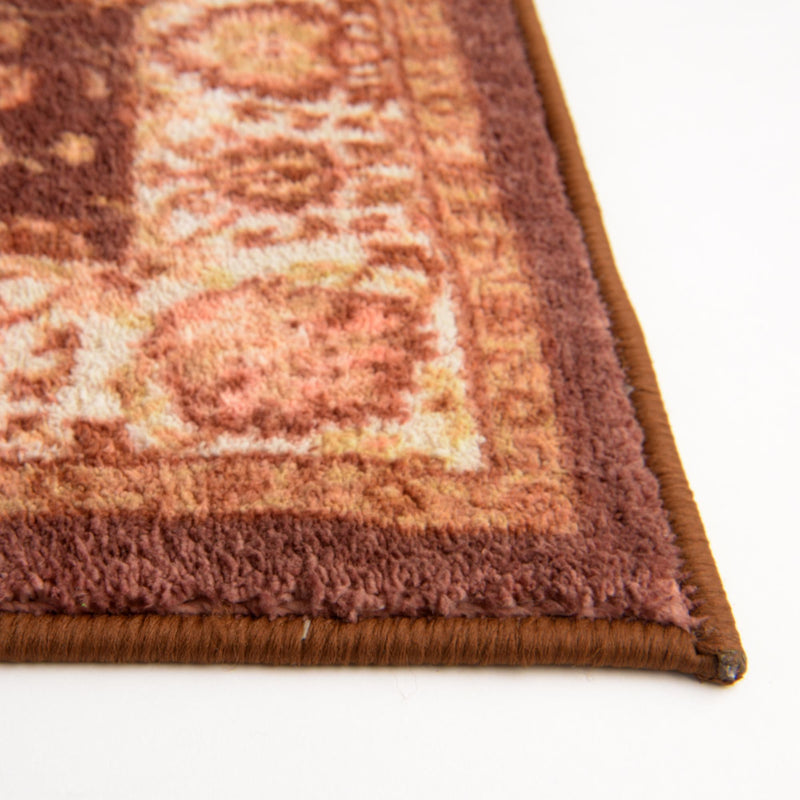 Casablanca Tapestry Collection Area Rug -  Marrakech (Coffee Brown) Rectangle Coffee Brown  lifestyle 6