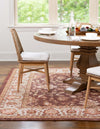 Casablanca Tapestry Collection Area Rug -  Marrakech (Coffee Brown) Square Coffee Brown  lifestyle 22