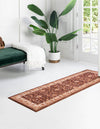 Casablanca Tapestry Collection Area Rug -  Marrakech (Coffee Brown) Runner Coffee Brown  lifestyle 21