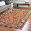 Casablanca Tapestry Collection Area Rug -  Marrakech (Salmon) Rectangle Salmon  lifestyle 15