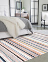 Marrakech Mosaic Collection Area Rug - Casablanca Rectangle Ivory  lifestyle 6