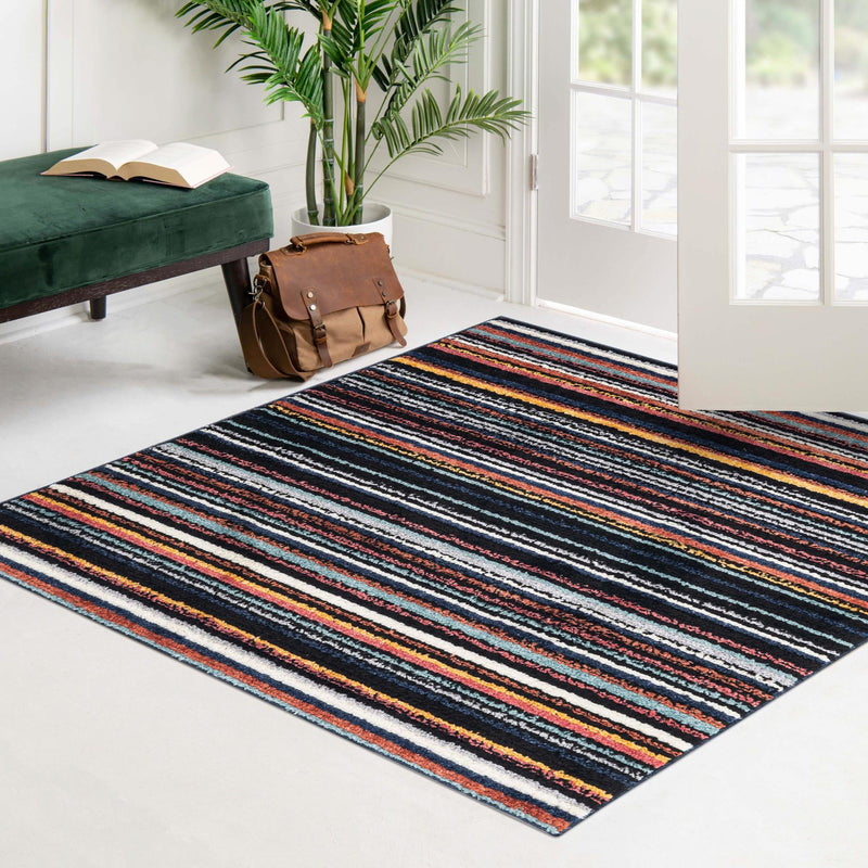 Marrakech Mosaic Collection Area Rug - Casablanca Square Multi  lifestyle 84