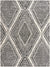 Marrakech Mosaic Collection Area Rug -  Medina Rectangle Black and White Main