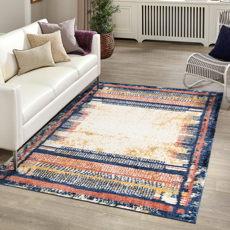 Marrakech Mosaic Collection Area Rug -  Sahara Rectangle Multi  lifestyle 14