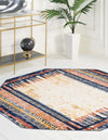 Marrakech Mosaic Collection Area Rug -  Sahara Octagon Multi  lifestyle 20