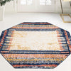 Marrakech Mosaic Collection Area Rug -  Sahara Octagon Multi  lifestyle 58