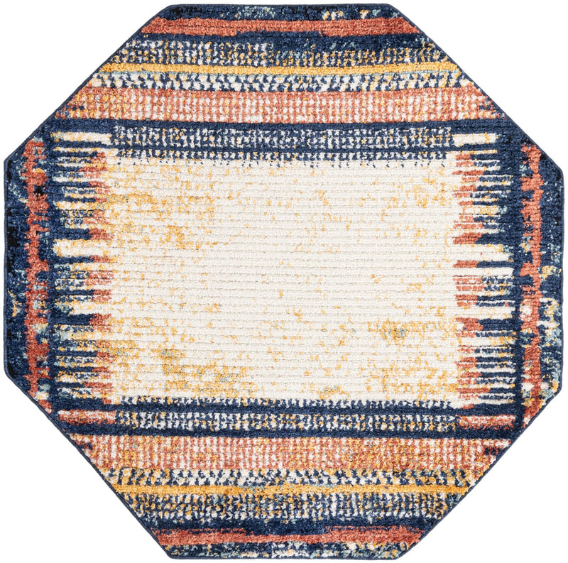 Marrakech Mosaic Collection Area Rug -  Sahara Octagon Multi  lifestyle 17