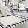 Marrakech Mosaic Collection Area Rug -  Sahara Rectangle Black and White  lifestyle 29