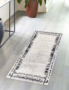 Marrakech Mosaic Collection Area Rug -  Sahara Runner Black and White  lifestyle 38