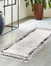 Marrakech Mosaic Collection Area Rug -  Sahara Runner Black and White  lifestyle 44