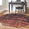 Marrakech Mosaic Collection Area Rug -  Tangier Octagon Rust Orange  lifestyle 73