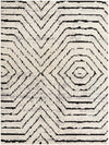 Marrakech Mosaic Collection Area Rug -  Tangier Rectangle Black and White Main