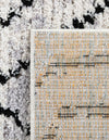 Marrakech Mosaic Collection Area Rug -  Tangier Rectangle Black and White  lifestyle 15