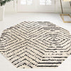 Marrakech Mosaic Collection Area Rug -  Tangier Octagon Black and White  lifestyle 55