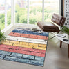 Marrakech Mosaic Collection Area Rug -  Fez Rectangle Multi  lifestyle 14