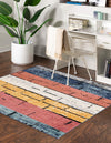 Marrakech Mosaic Collection Area Rug -  Fez Square Multi  lifestyle 22