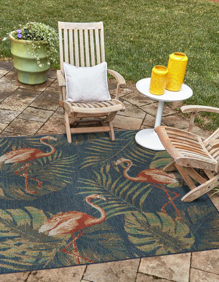 Coastal Terrace Collection Area Rug - Seabreeze