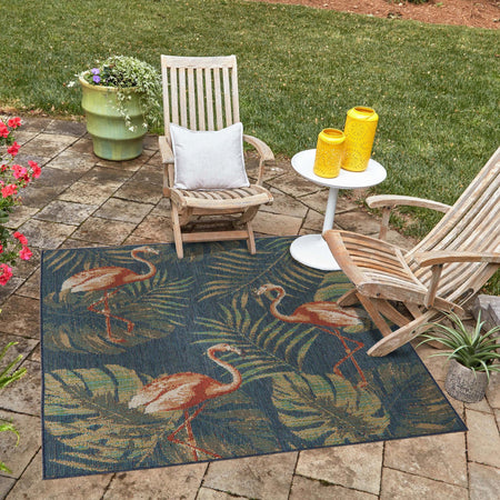 Coastal Terrace Collection Area Rug - Seabreeze