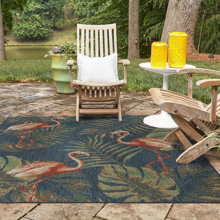 Coastal Terrace Collection Area Rug - Seabreeze