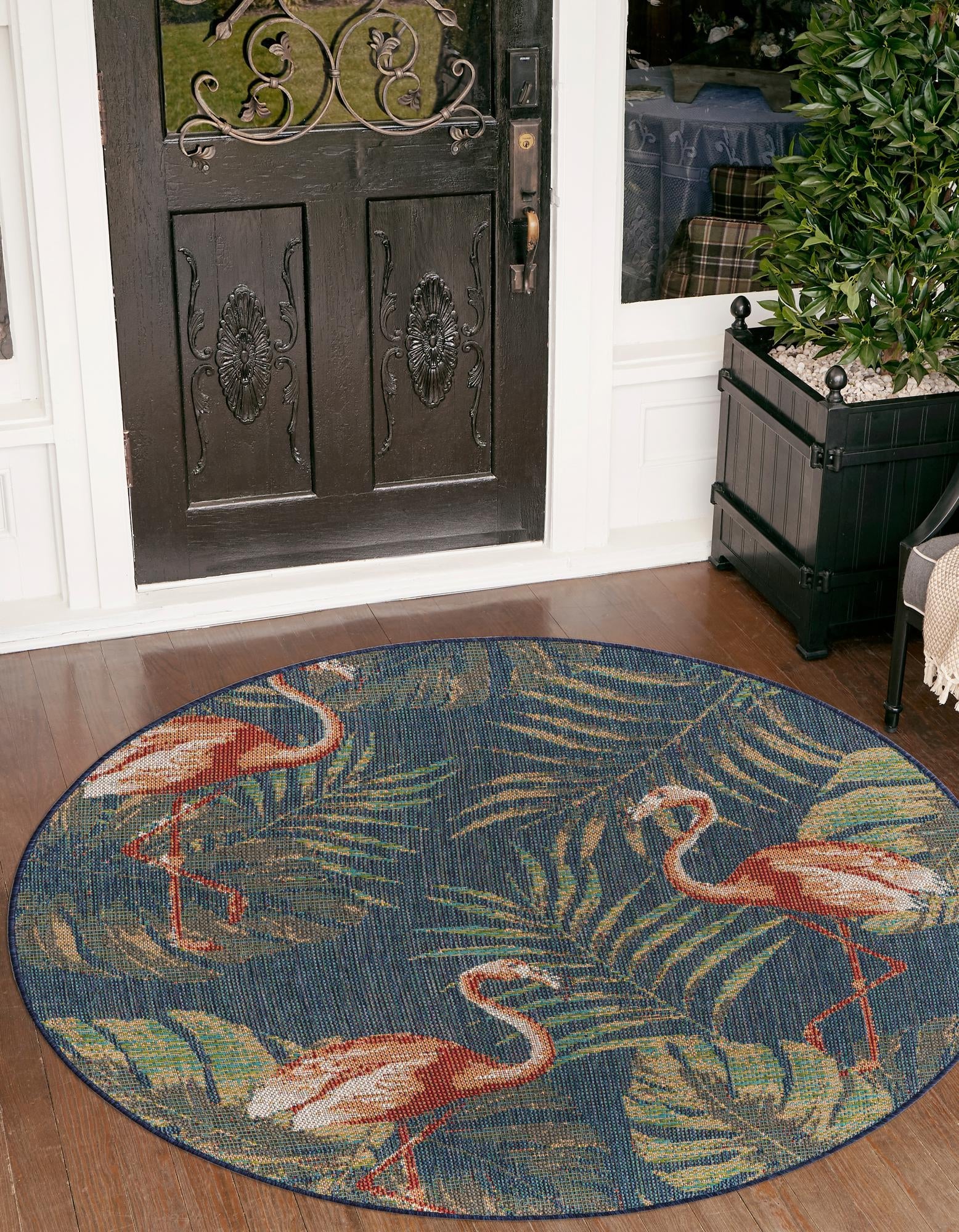 Coastal Terrace Collection Area Rug - Seabreeze