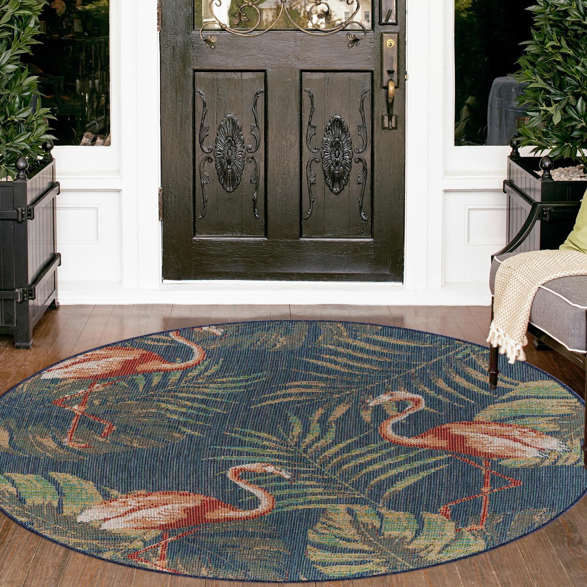 Coastal Terrace Collection Area Rug - Seabreeze