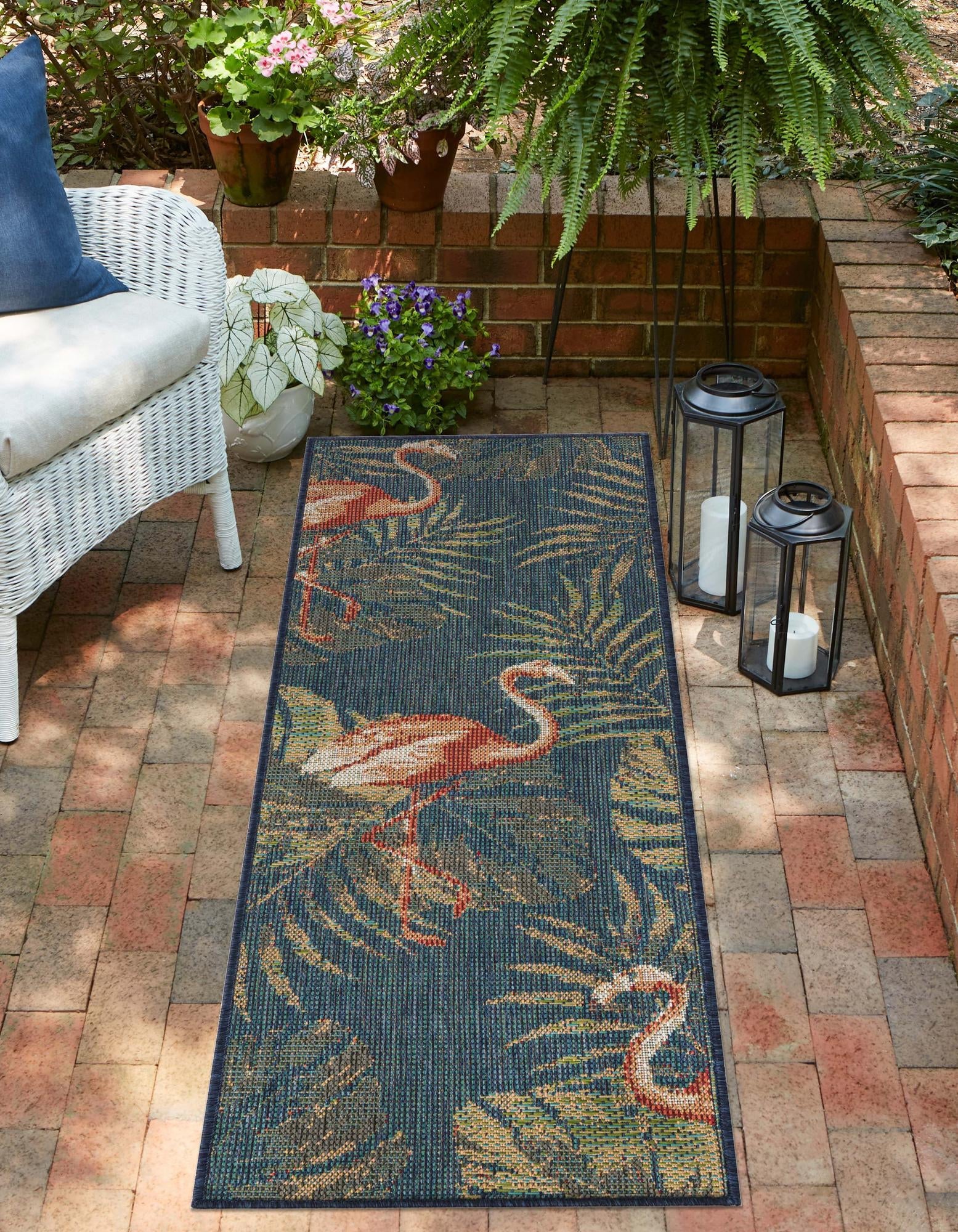 Coastal Terrace Collection Area Rug - Seabreeze