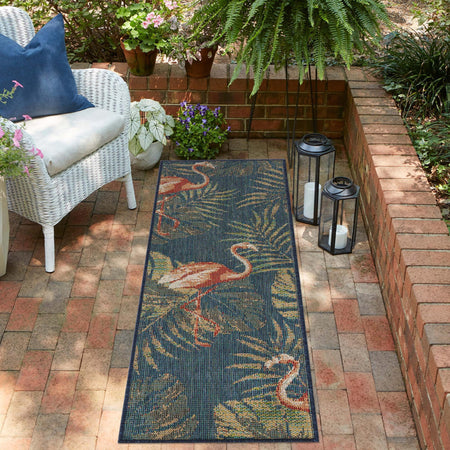 Coastal Terrace Collection Area Rug - Seabreeze