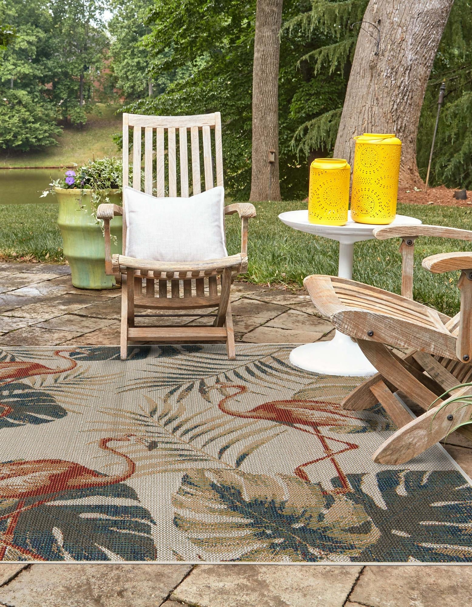 Coastal Terrace Collection Area Rug - Seabreeze