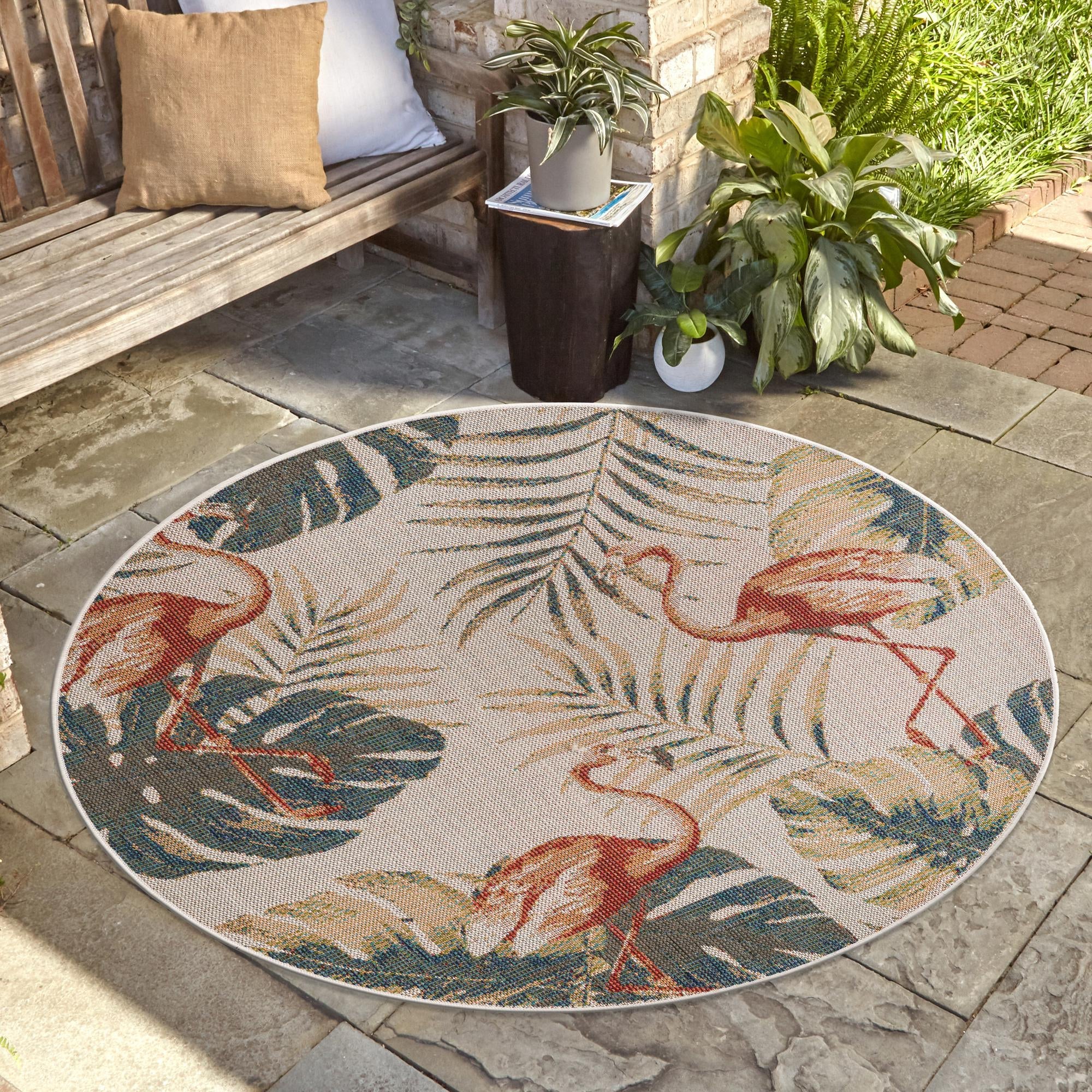 Coastal Terrace Collection Area Rug - Seabreeze