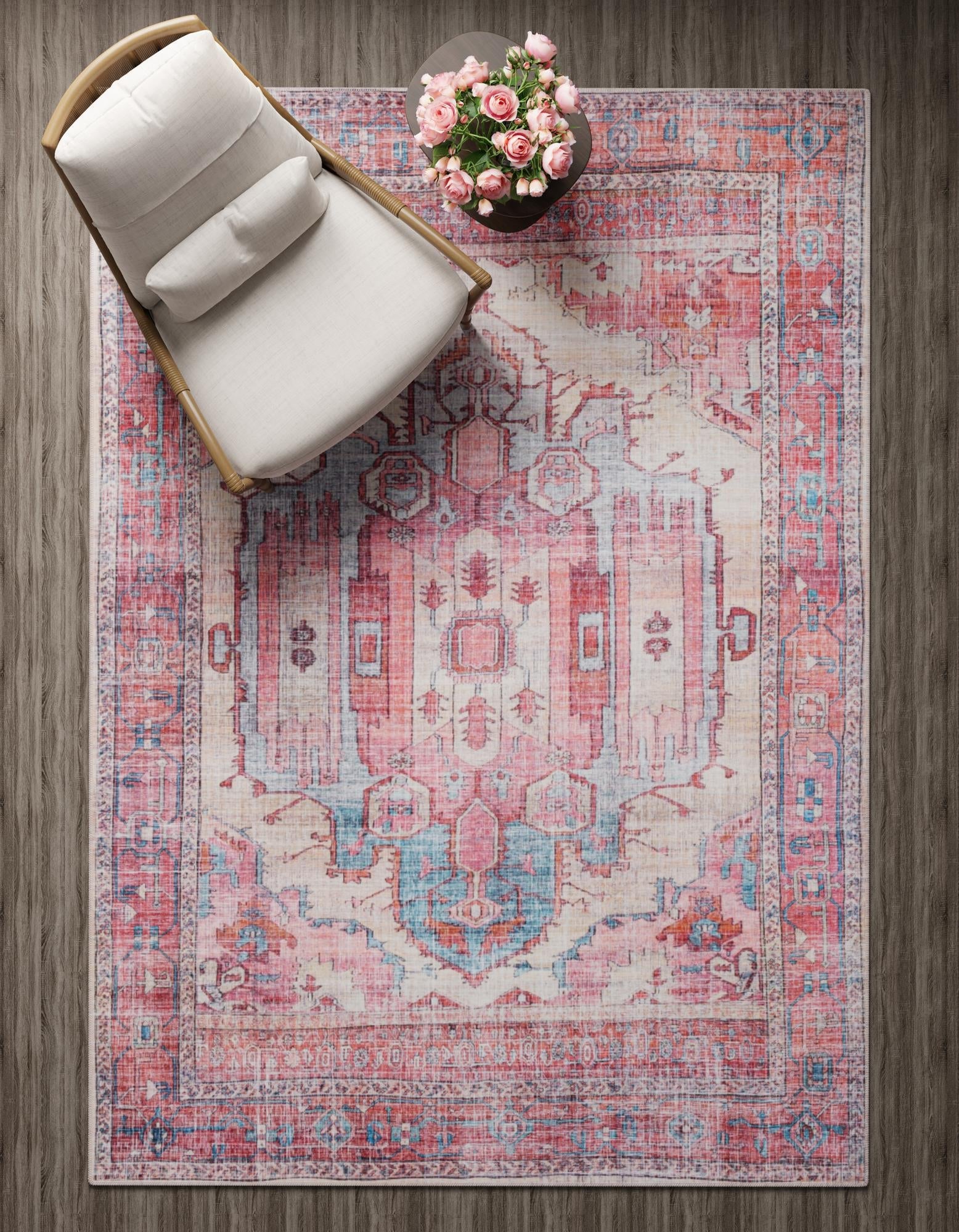 Zahara Oasis Collection Area Rug - Sahara