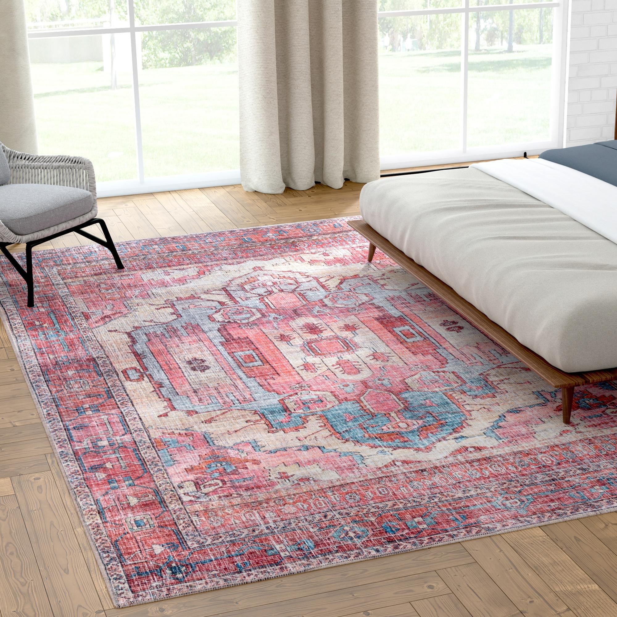 Zahara Oasis Collection Area Rug - Sahara