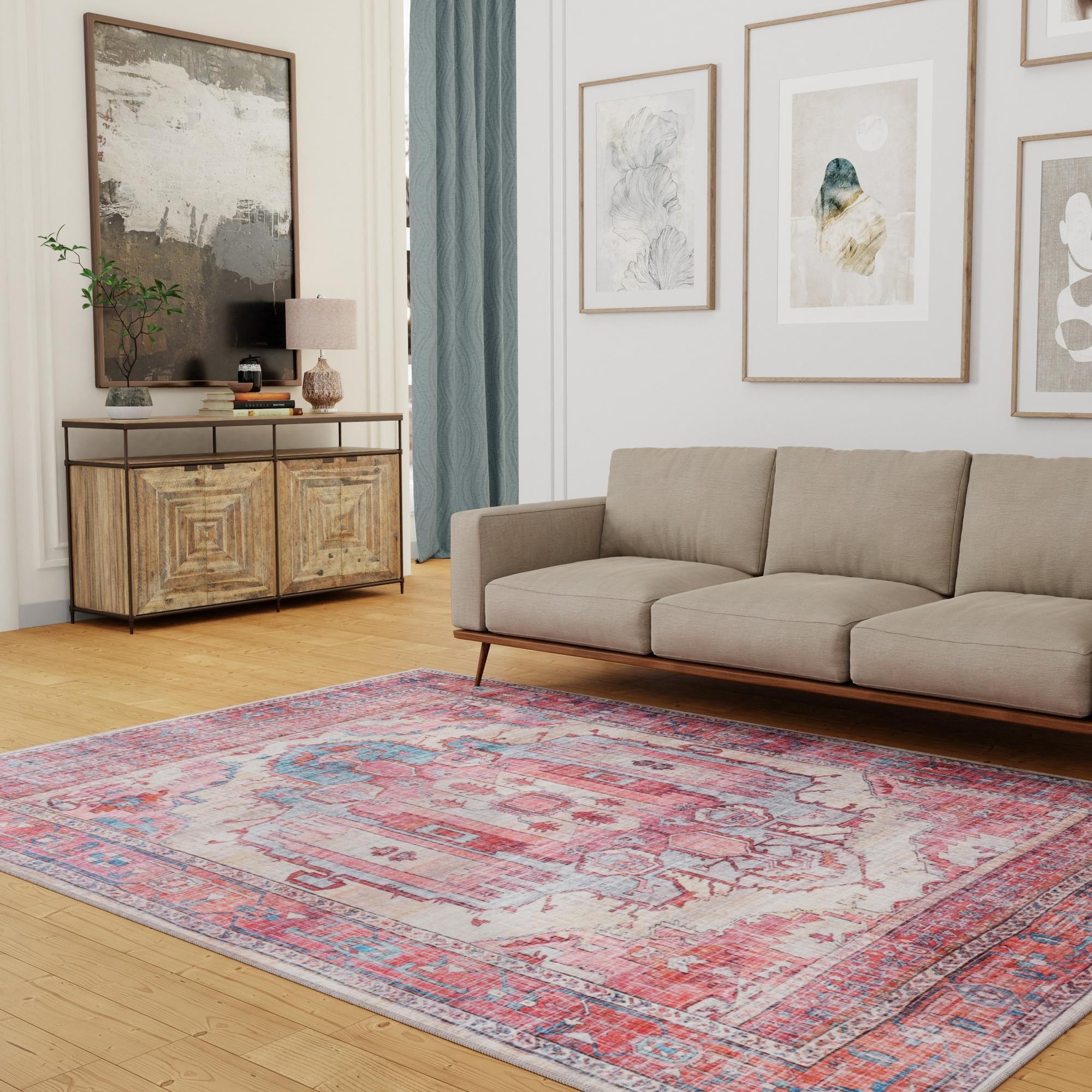 Zahara Oasis Collection Area Rug - Sahara