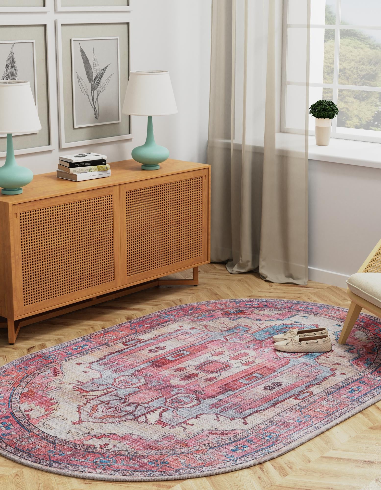 Zahara Oasis Collection Area Rug - Sahara