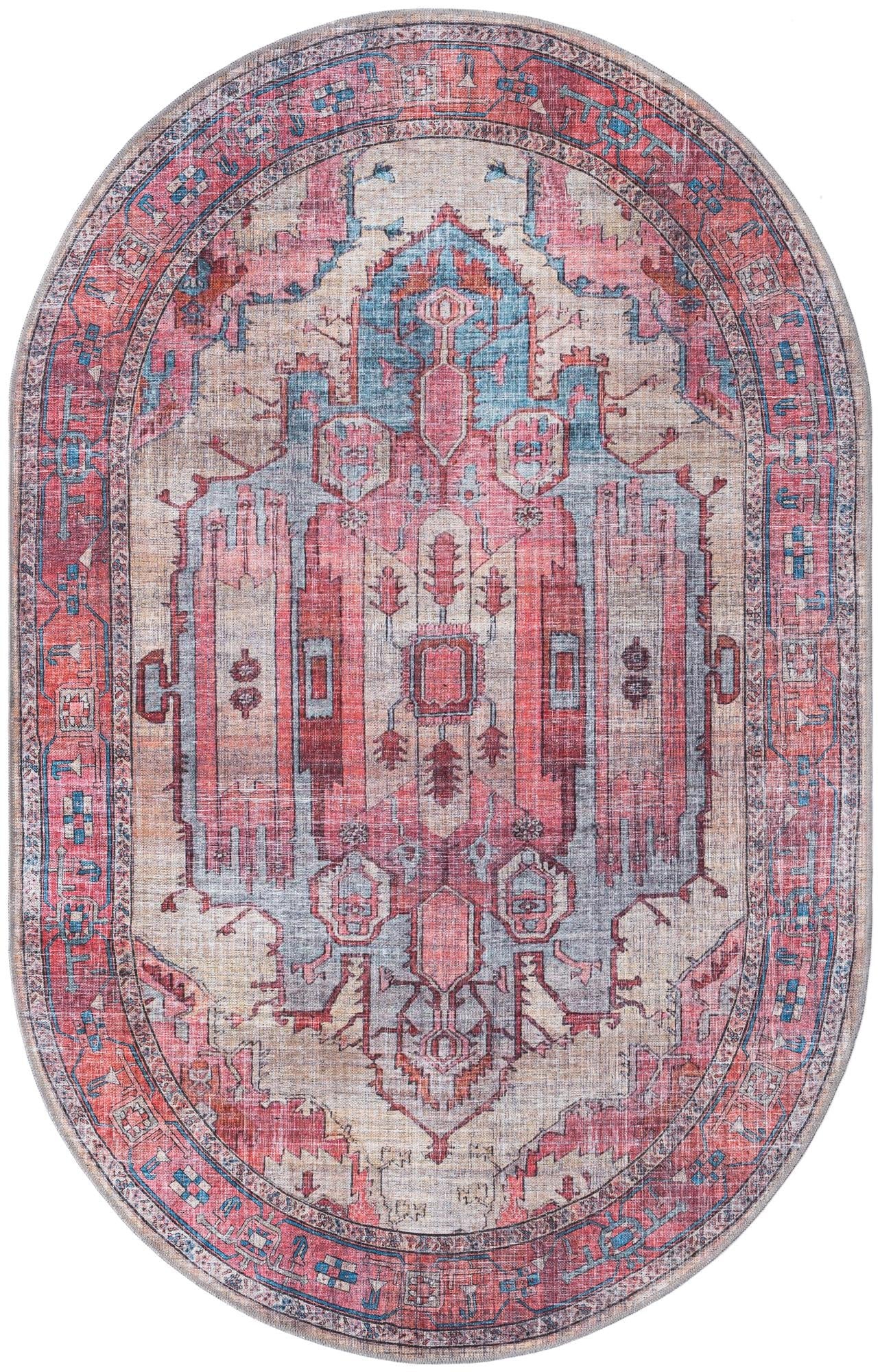 Zahara Oasis Collection Area Rug - Sahara