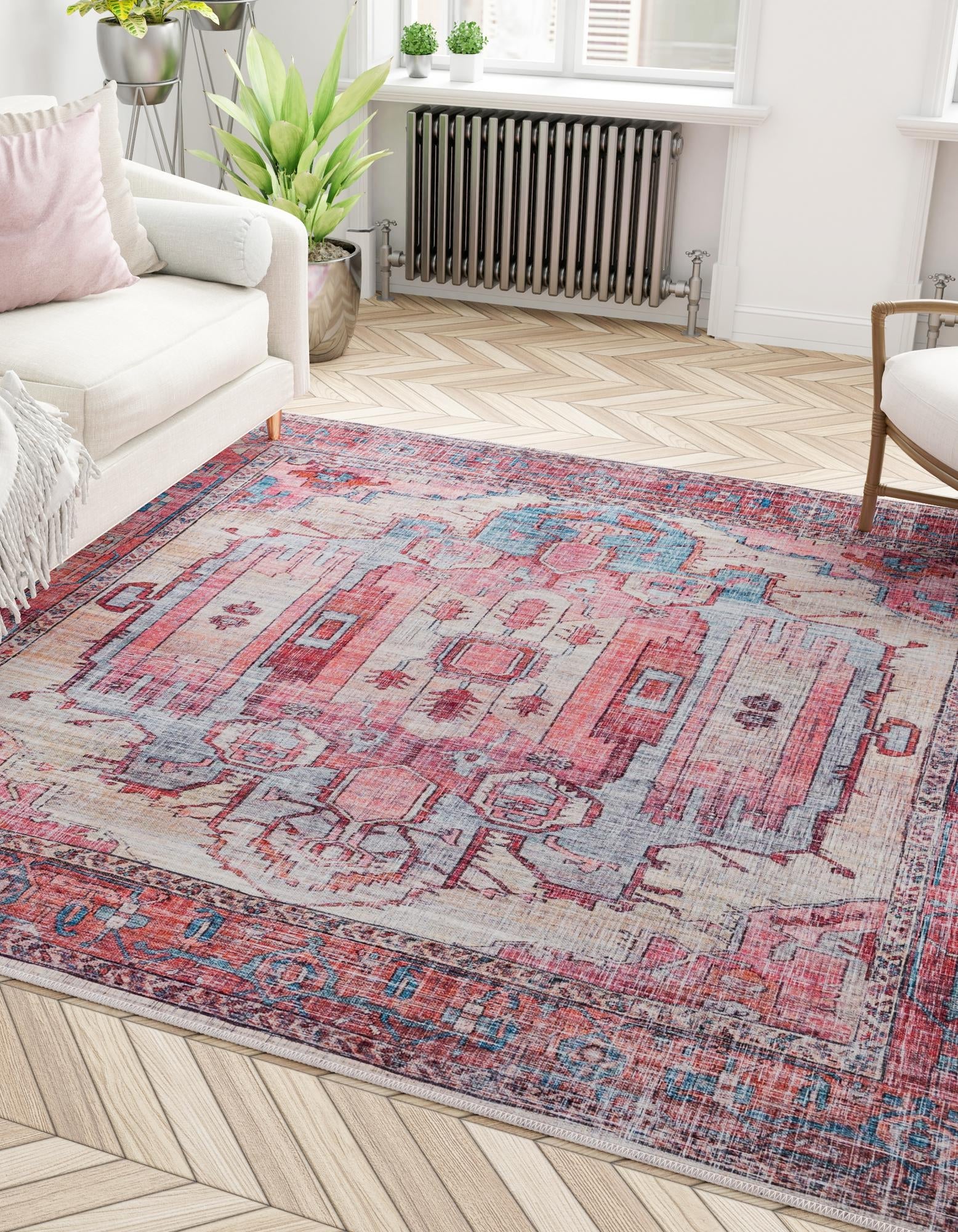 Zahara Oasis Collection Area Rug - Sahara