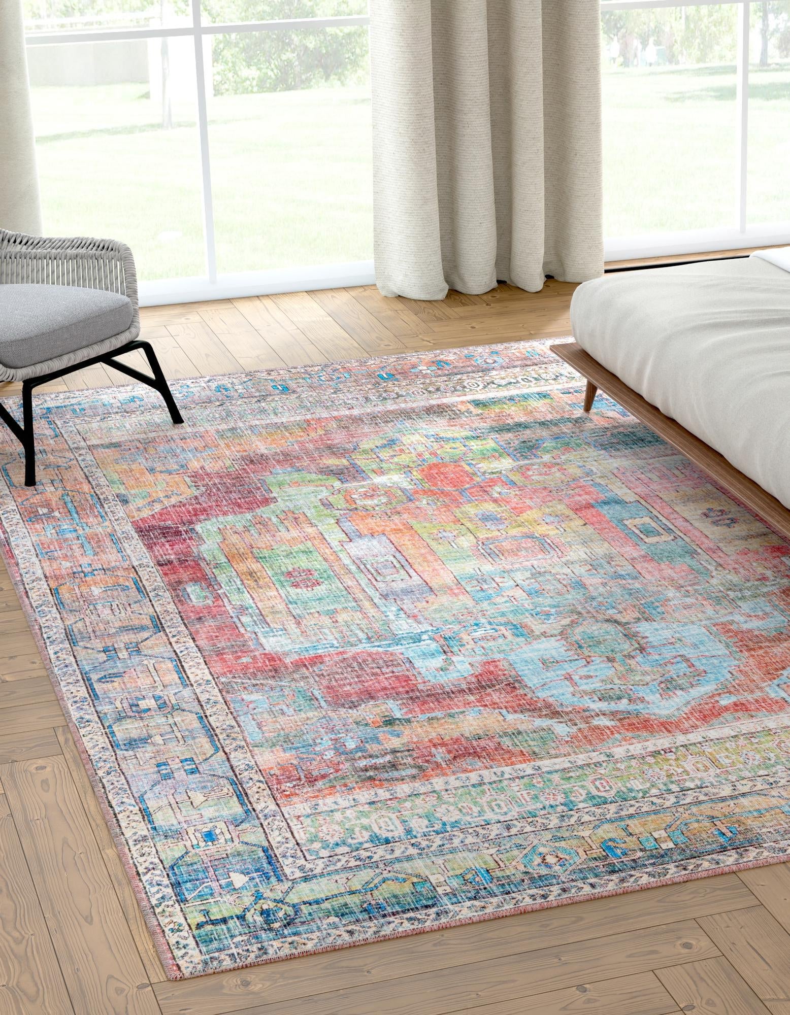 Zahara Oasis Collection Area Rug - Sahara