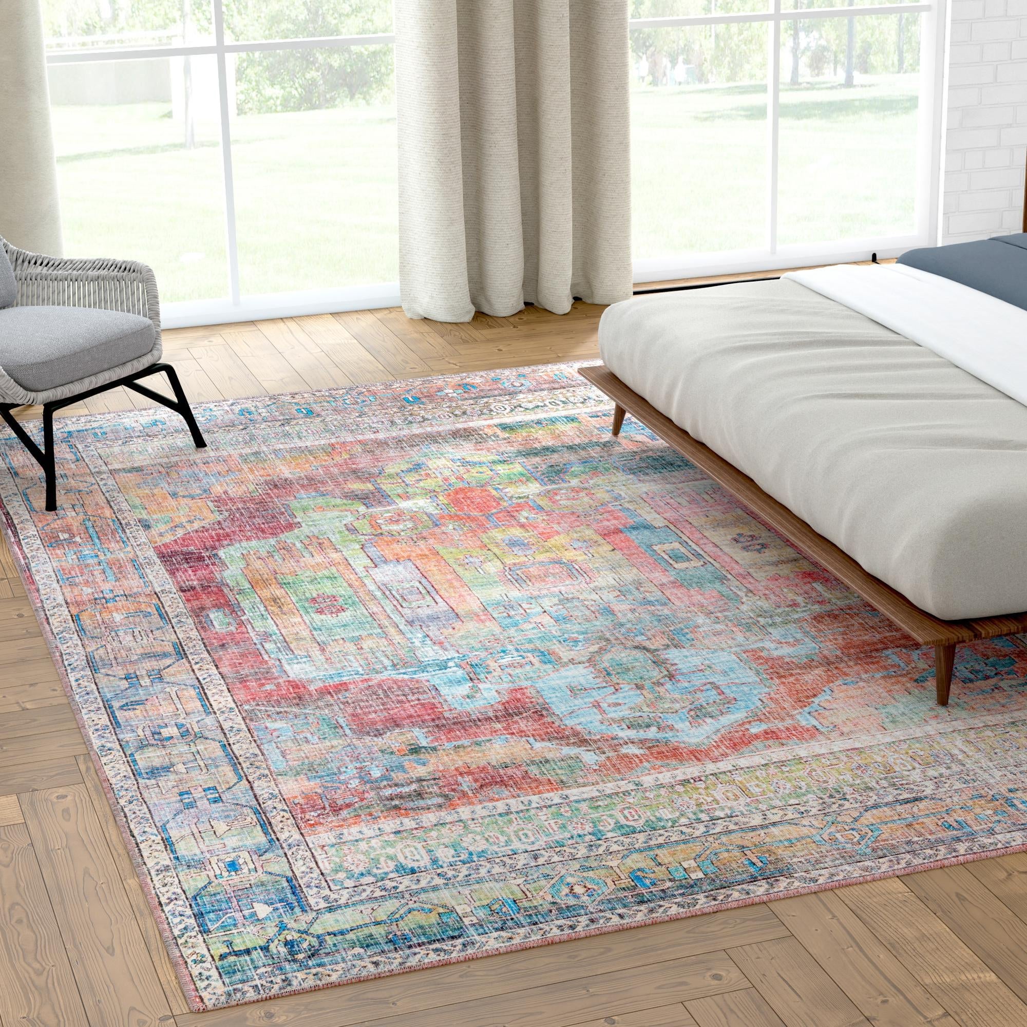 Zahara Oasis Collection Area Rug - Sahara