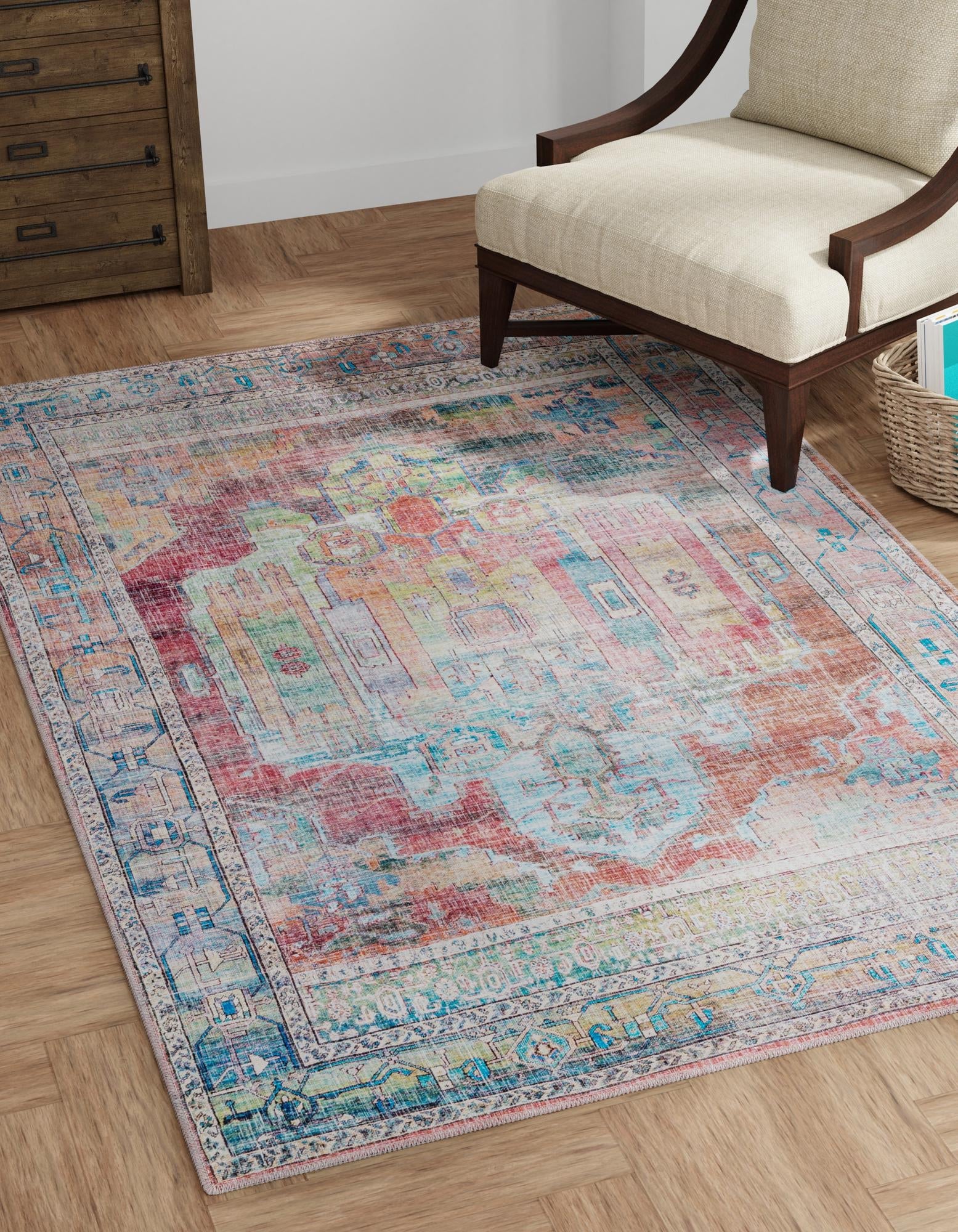 Zahara Oasis Collection Area Rug - Sahara