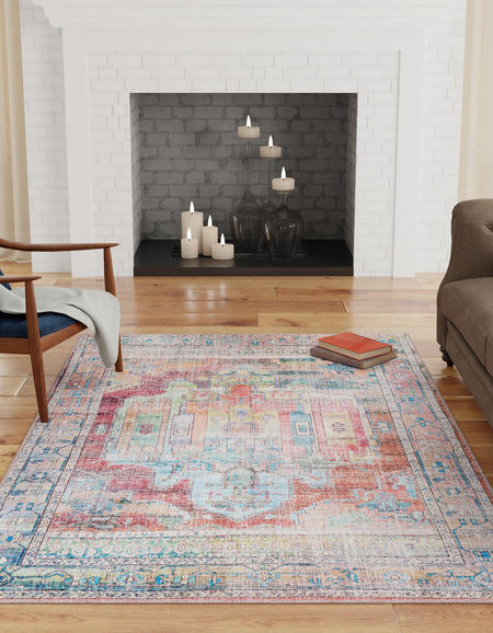 Zahara Oasis Collection Area Rug - Sahara