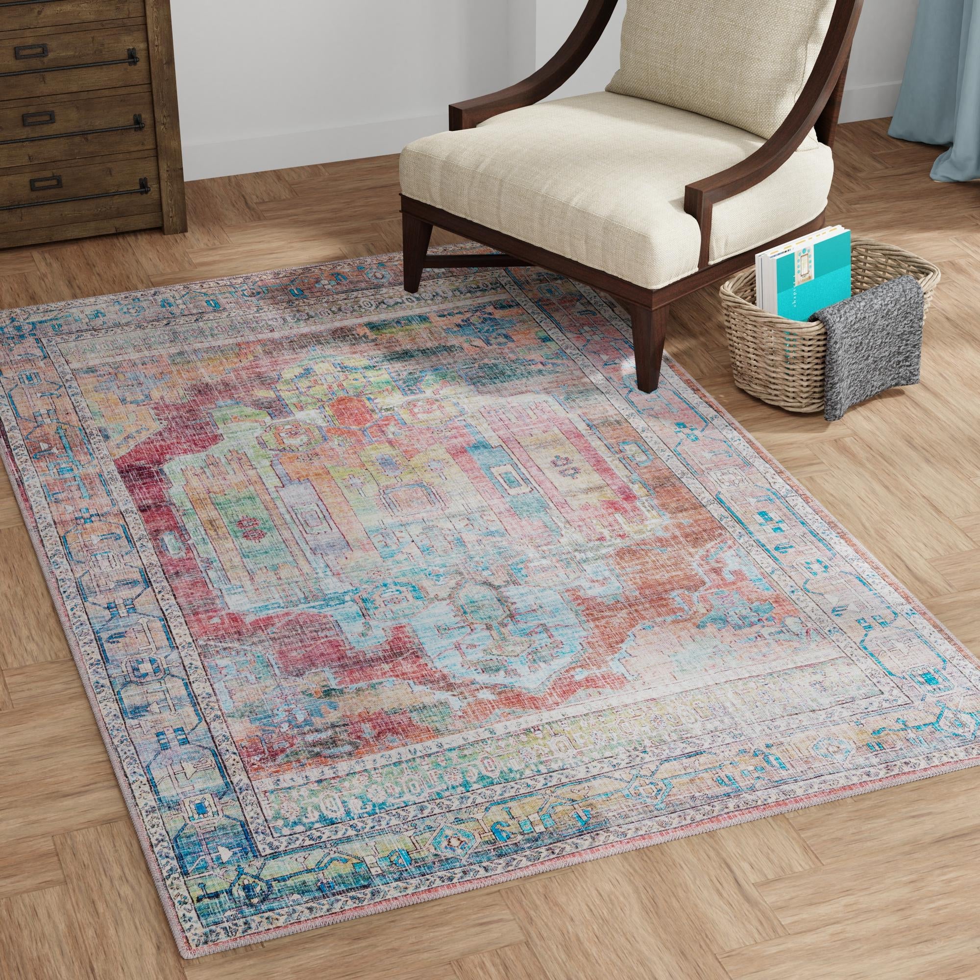 Zahara Oasis Collection Area Rug - Sahara