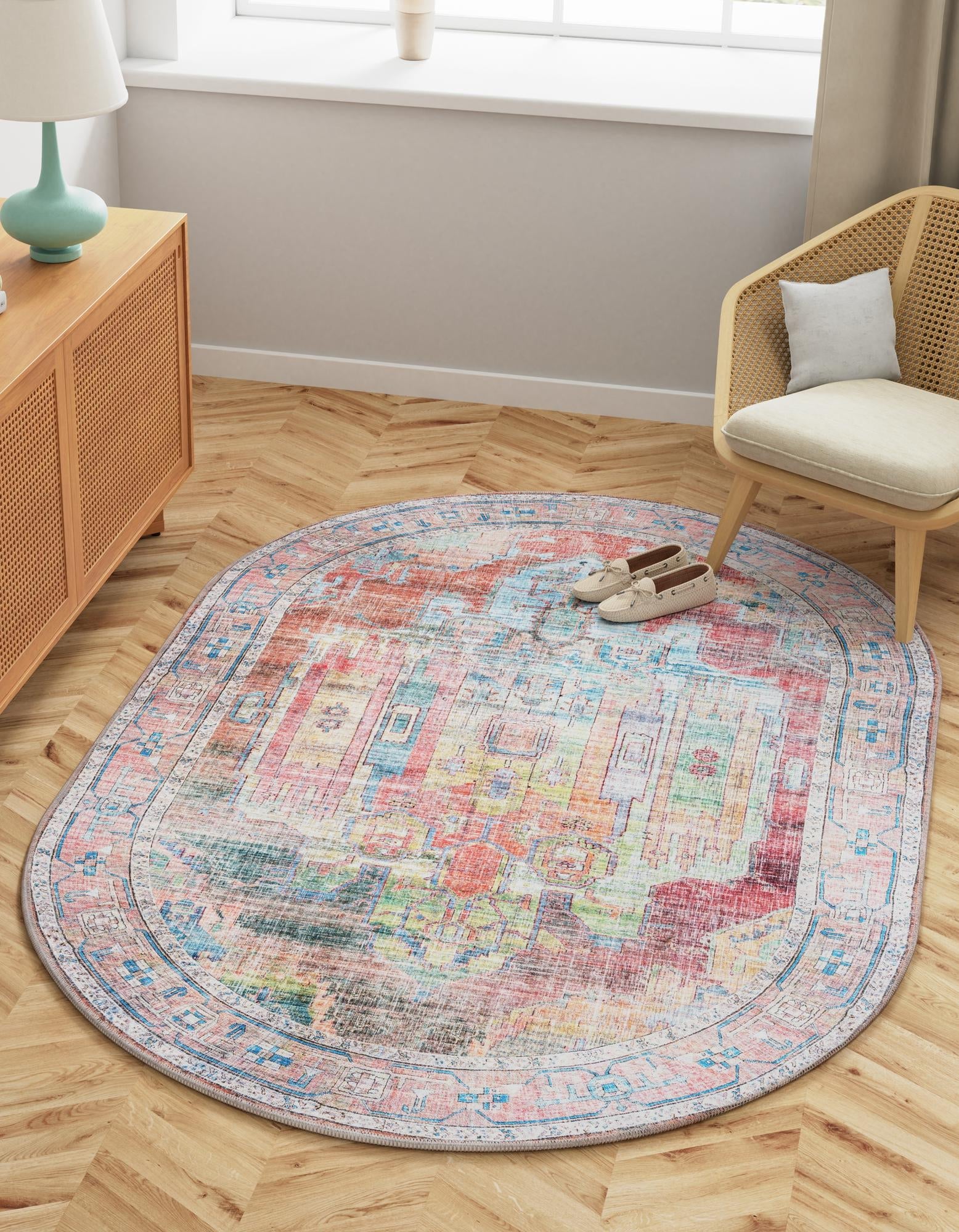 Zahara Oasis Collection Area Rug - Sahara