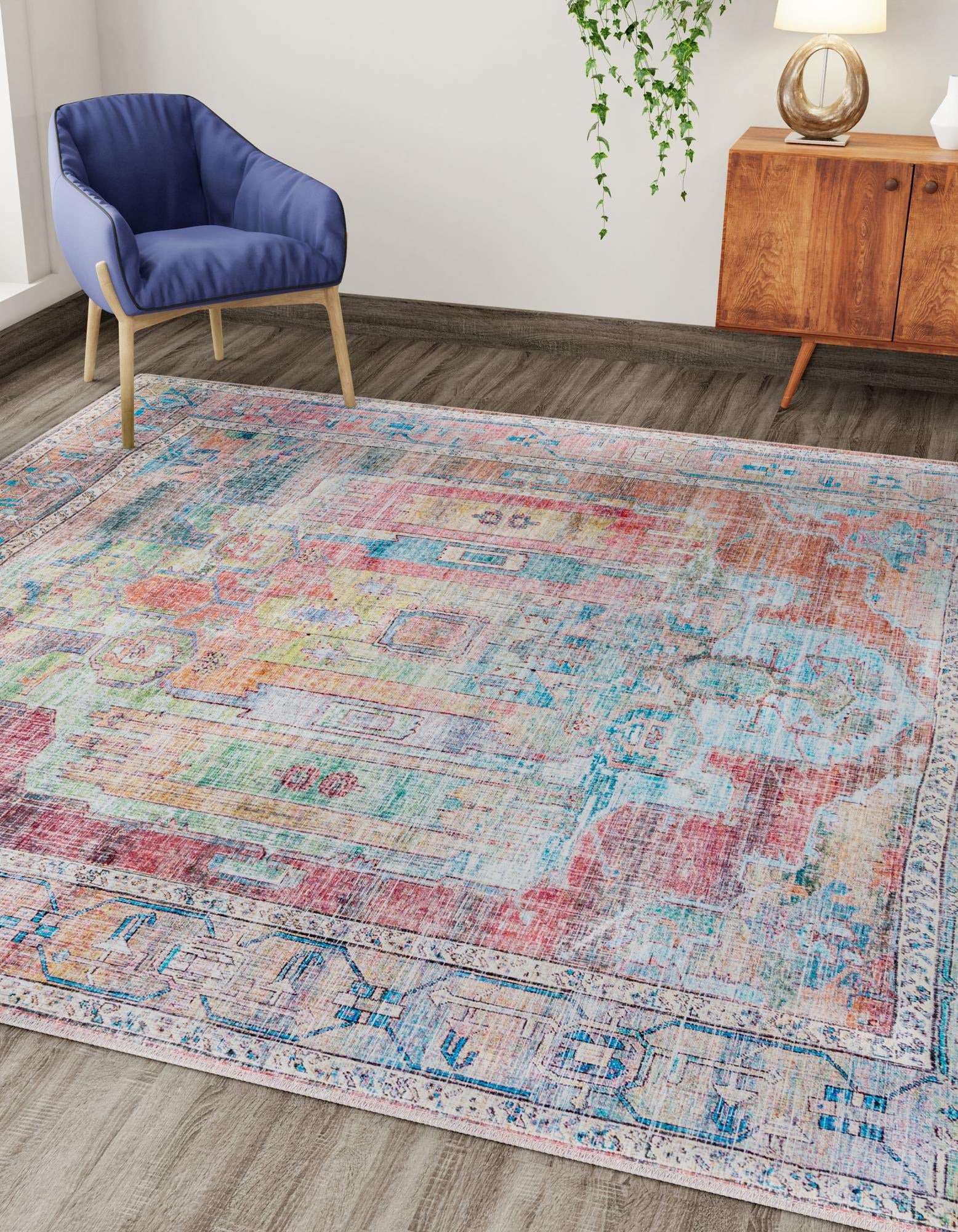 Zahara Oasis Collection Area Rug - Sahara