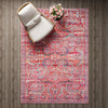 Zahara Oasis Collection Area Rug -  Tangier Rectangle Rust Red  lifestyle 29